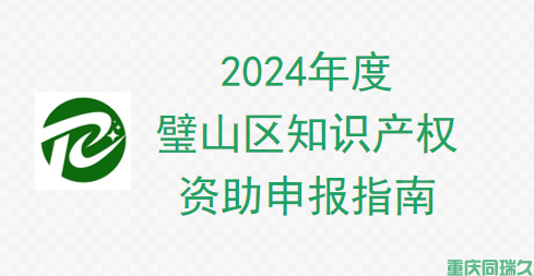 2024年度璧山区知识产权资助申报指南 | 质量品牌、专利、商标资助标准与流程(图1)